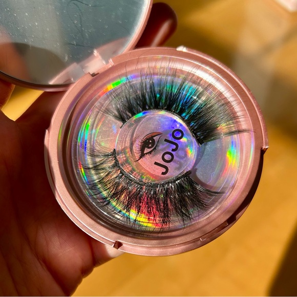 Beauty Lounge Set/2 Fake Lashes + Compact Mirror Sets, Jojo, Ashley, Black - Picture 6 of 10